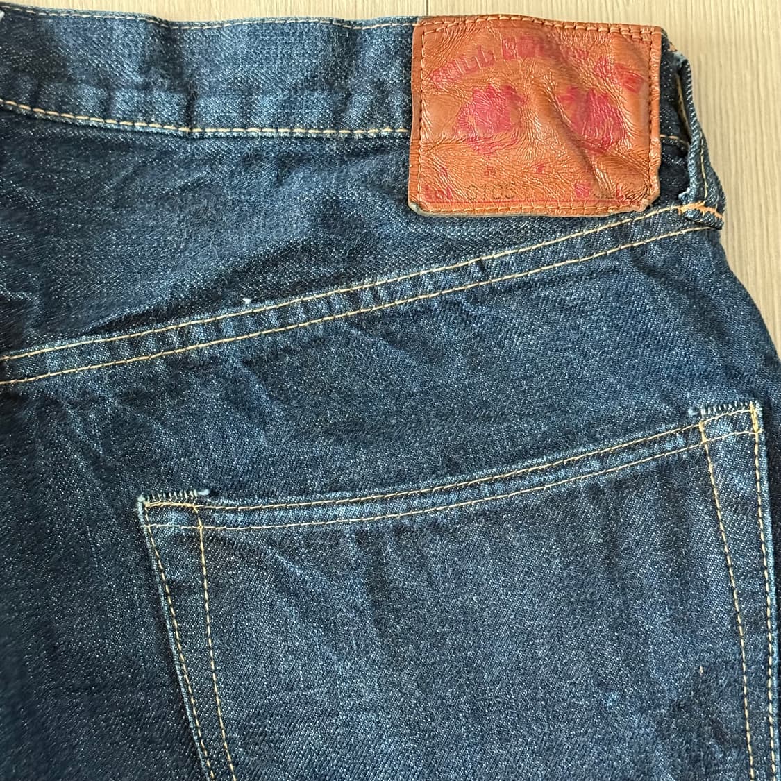 풀카운트 0105 36 (실제 34) 데님 청바지 체인스티치 수선 상품이미지6