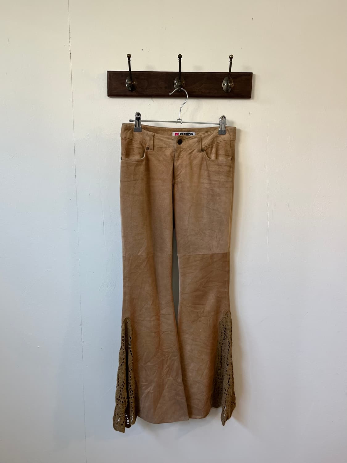 pura 스웨이드 레이어드 팬츠  상품이미지2