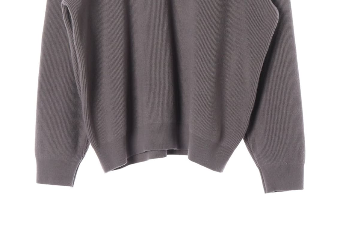 드로우핏 오버사이즈 하프 집업 카라 울 니트 XL 상품이미지5