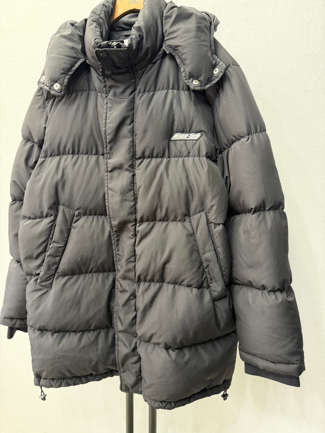 정품) MSGM 남성 블랙 패딩 50(XXL) 상품이미지2