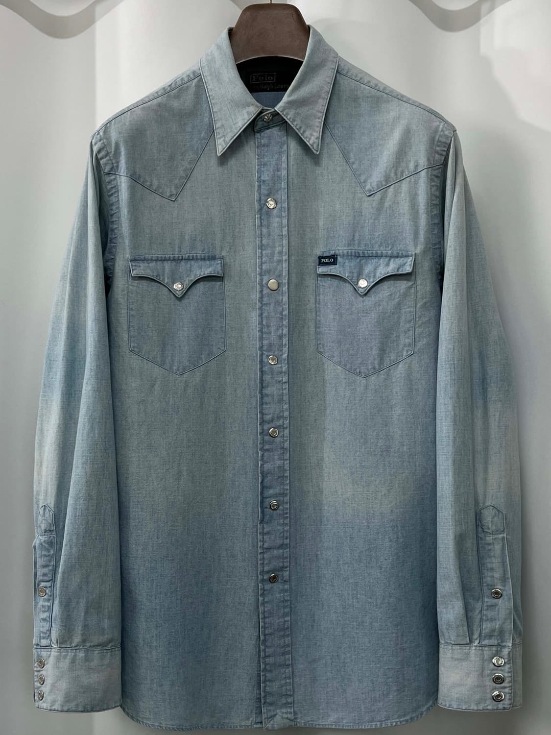 폴로 랄프로렌 콘초 인디언헤드 사우스 웨스턴 데님셔츠 상품이미지2