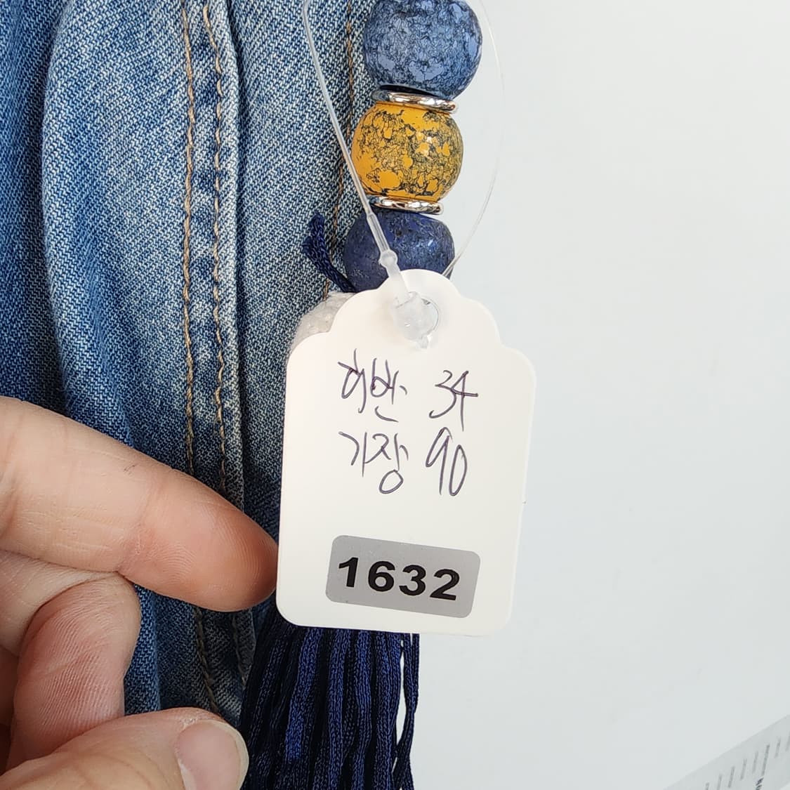  오즈세컨 와이드 팬츠 데님 팬츠 상품이미지7