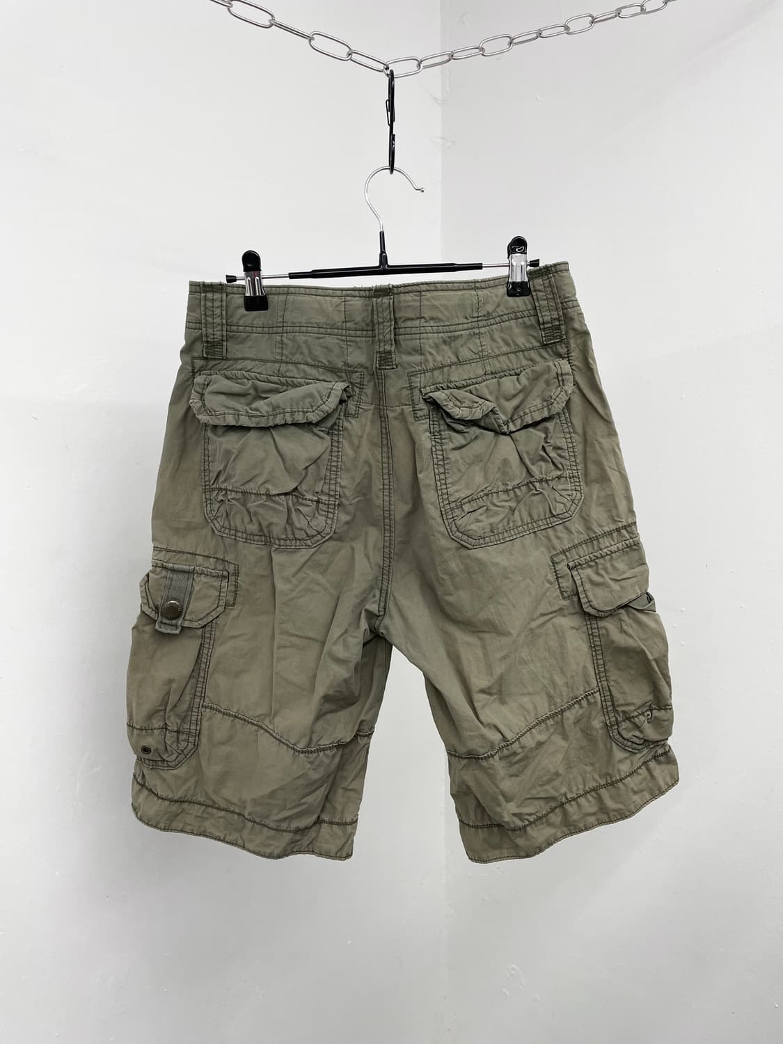 멀티포켓 카키 카고팬츠 상품이미지5