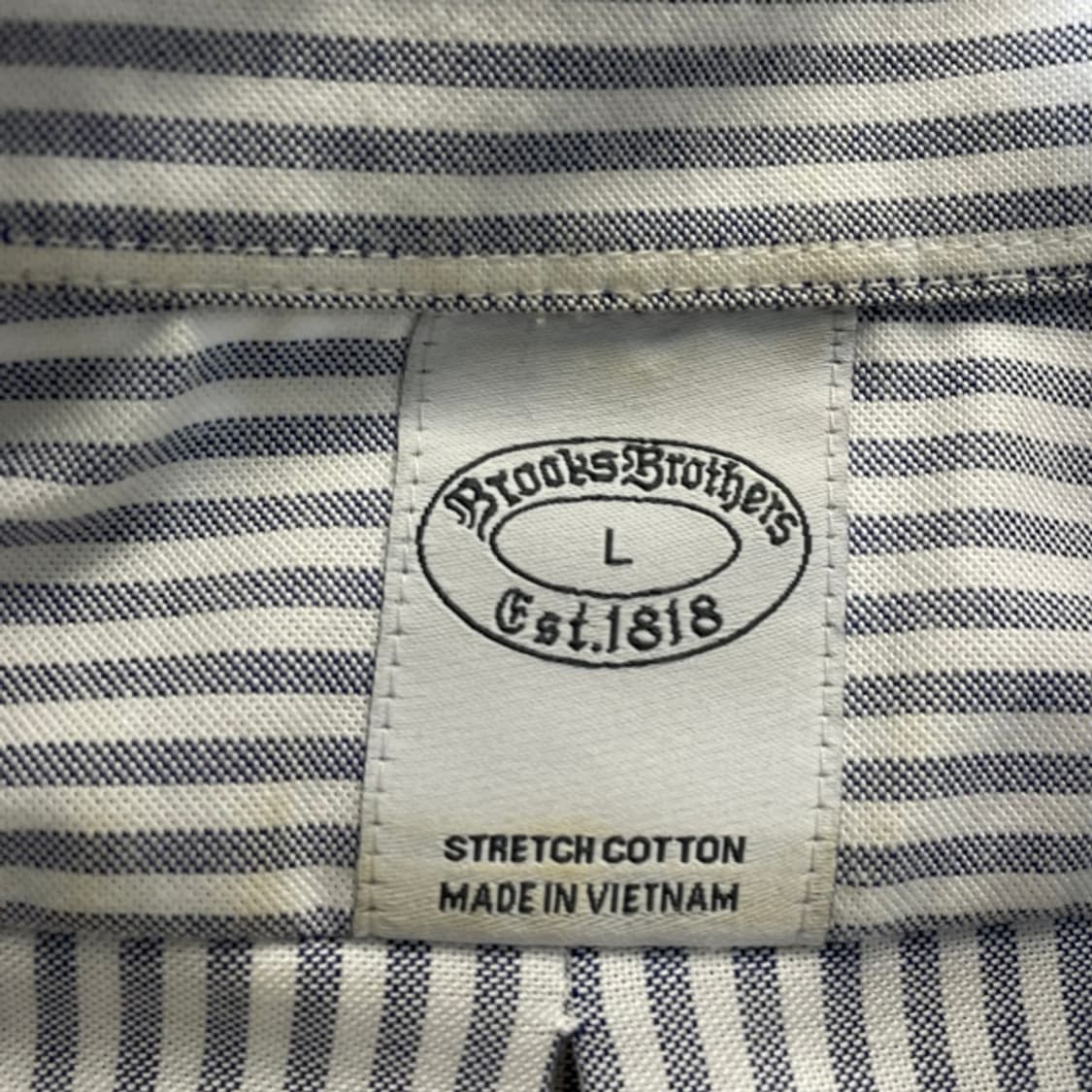 100 브룩스브라더스 스트라이프 셔츠 상품이미지3