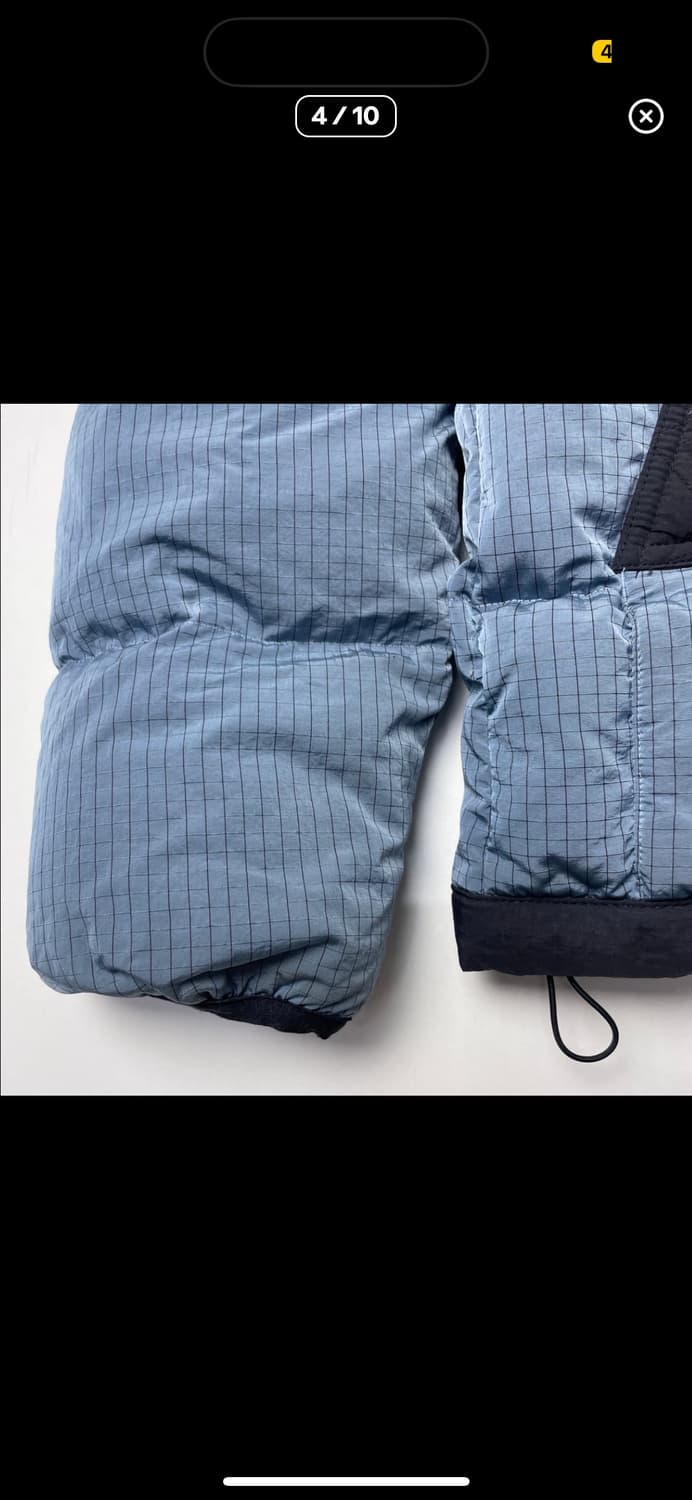 아디다스 푸퍼 오리털 체크 패딩 점퍼 상품이미지4