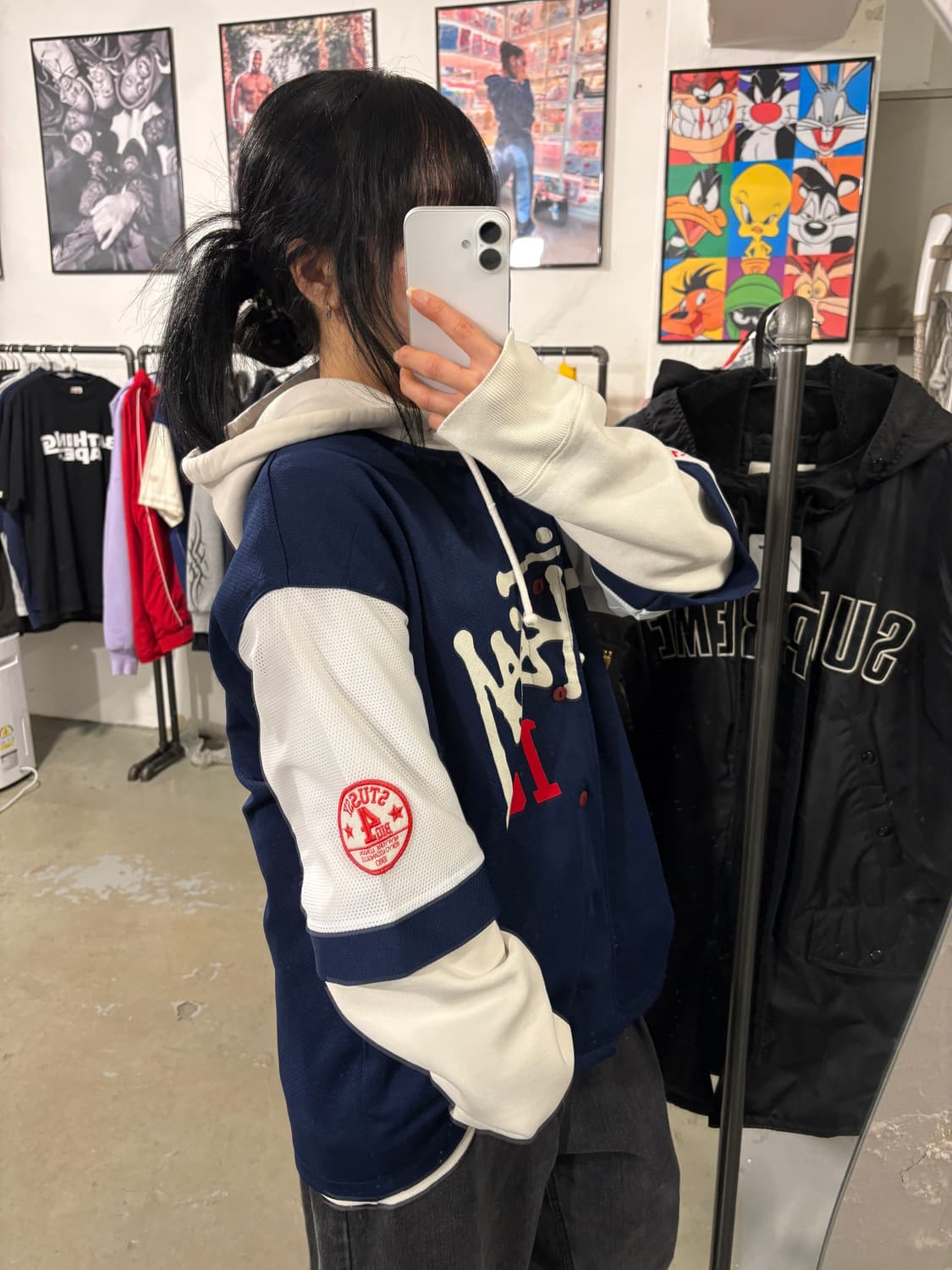 스투시 90‘s 베이스볼 져지 상품이미지3