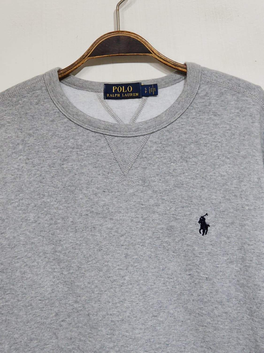(M) 랄프로렌 폴로 맨투맨 그레이 기모 스웨트 티셔츠  상품이미지2
