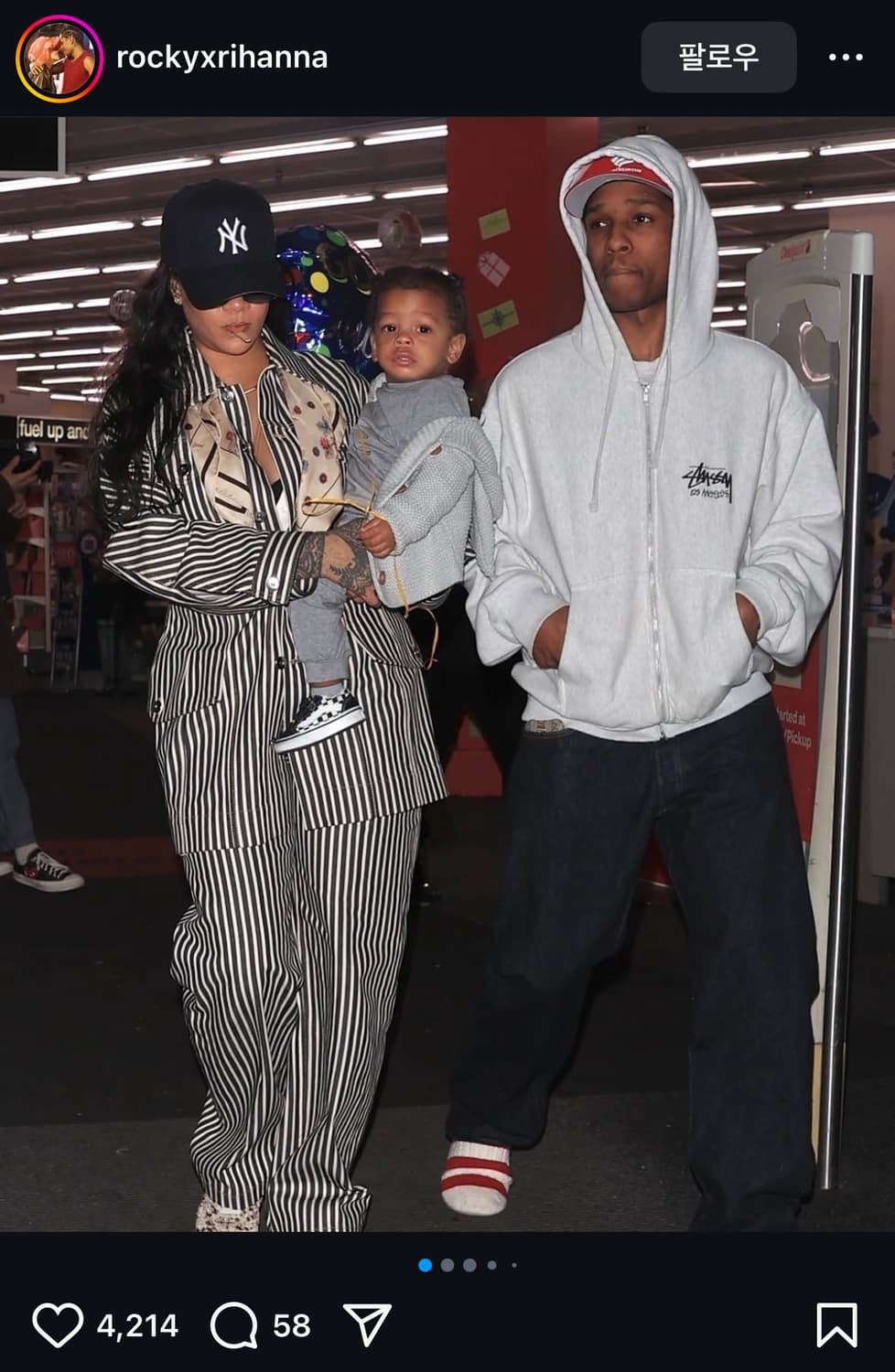 스투시 LA 후드집업 헤더그레이 L 상품이미지1