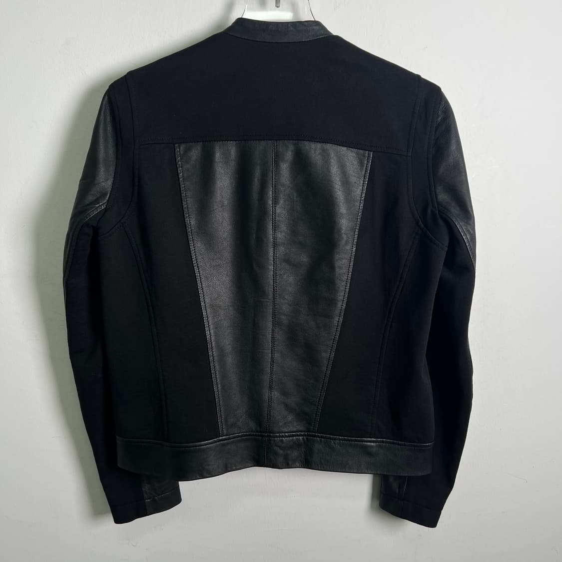 헬무트랭 블랙 패널 레더 자켓 S 상품이미지6