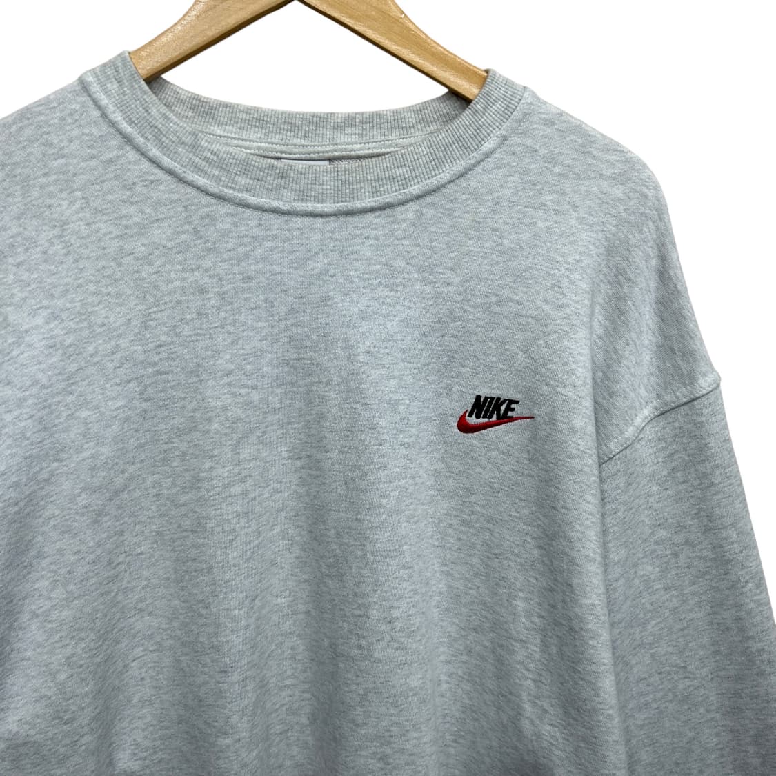 나이키 멜란지 로고 자수 맨투맨  XL  상품이미지4
