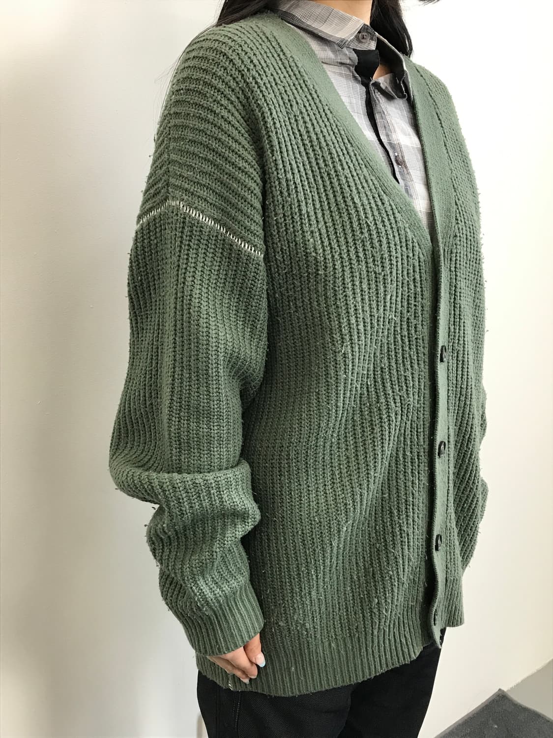Beams Heart Loose Fit Cardigan 상품이미지3