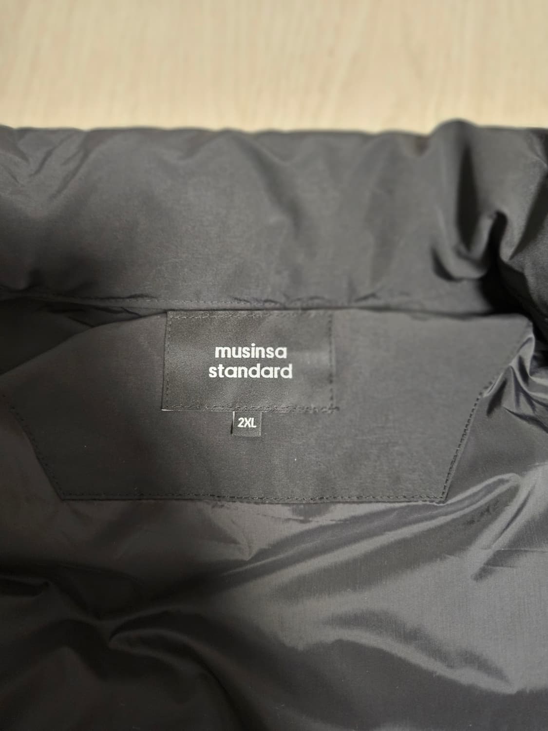 무신사 스탠다드 덕다운 패딩 조끼 블랙 2XL 상품이미지2