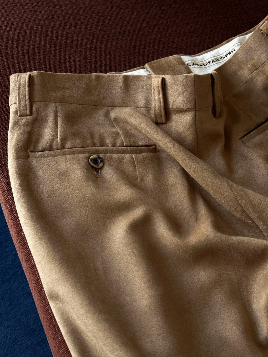 Fake suede 2 pleats trousers 상품이미지9