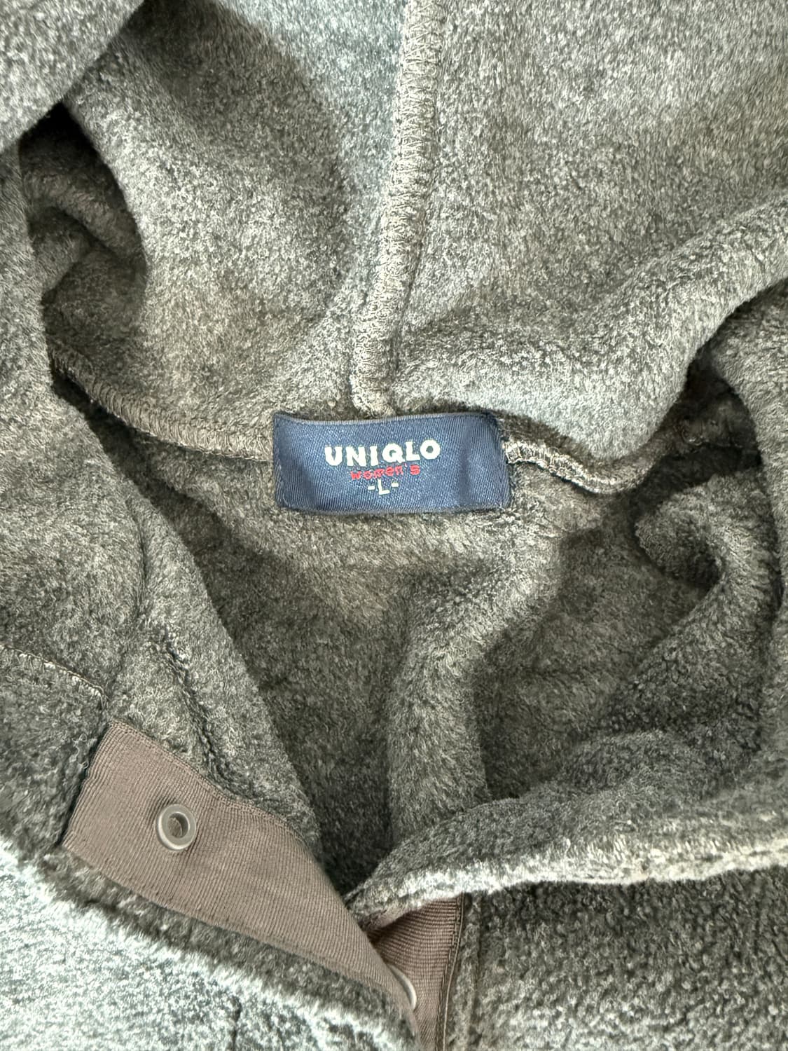 올드 유니클로(UNIQLO) 하프 버튼업 플리스 아노락 상품이미지5