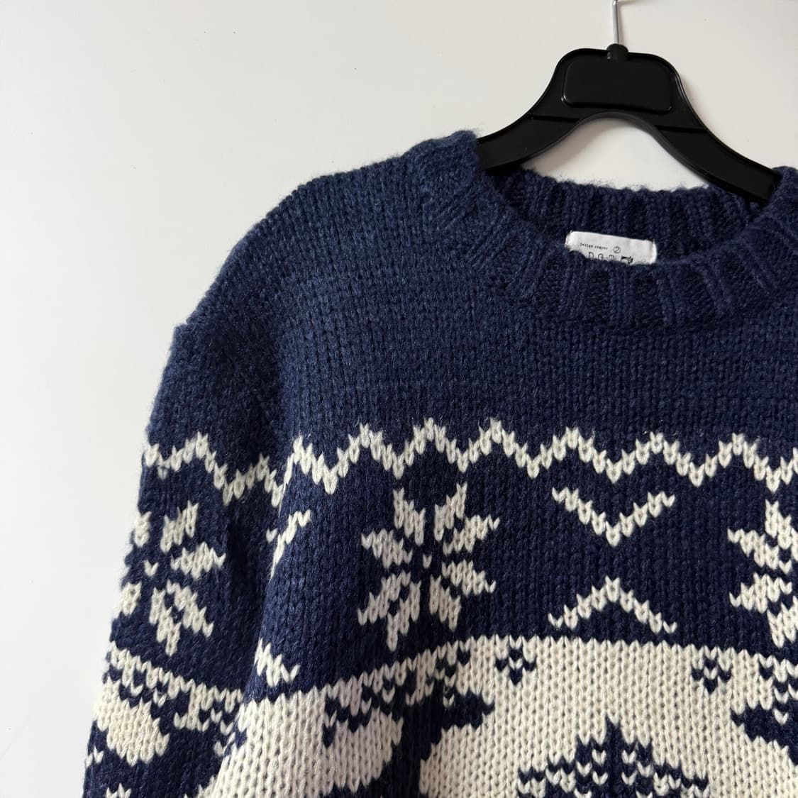 새상품 남자 노르딕 니트 (네이비) 상품이미지2