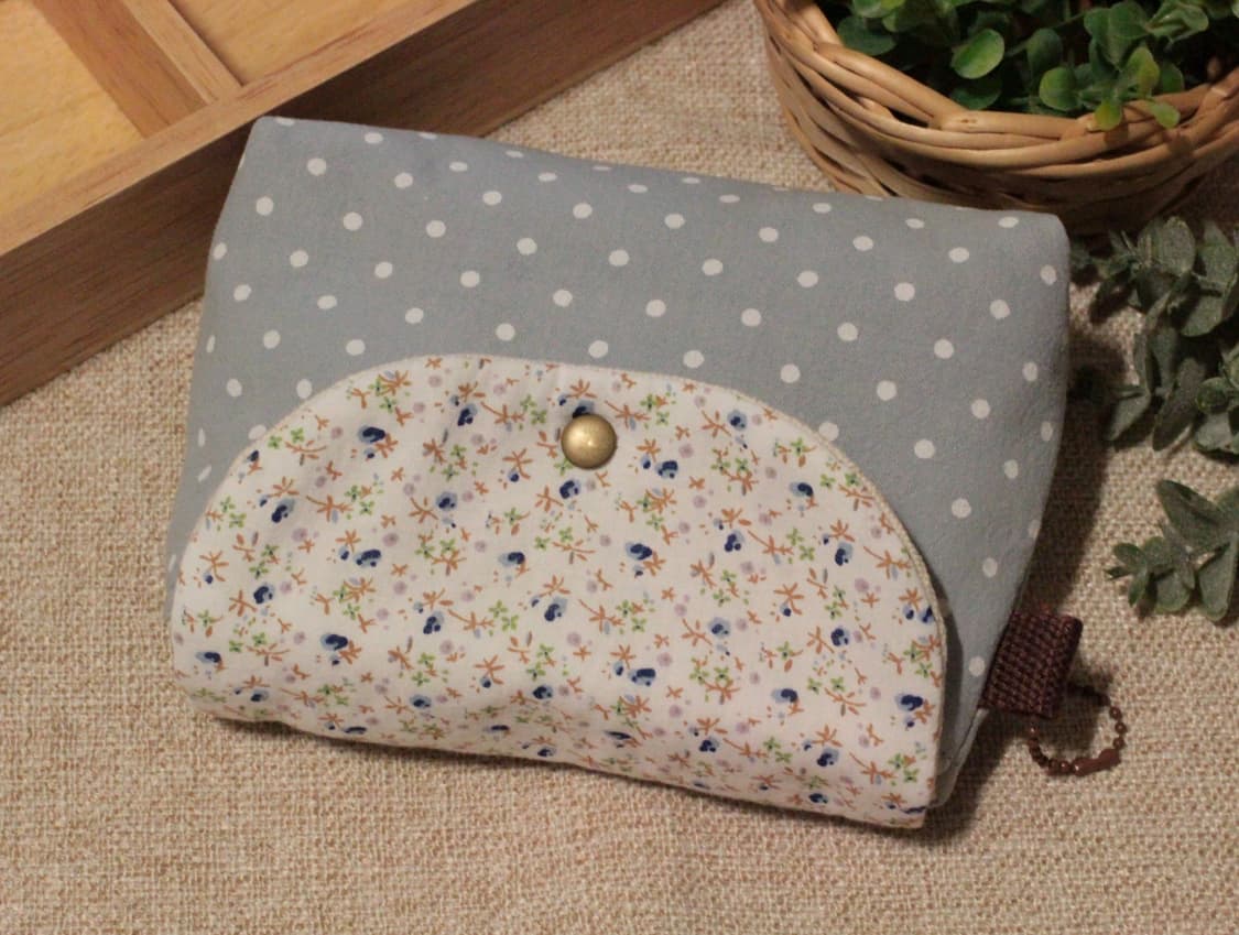 핸드메이드 블루 파우치 상품이미지3