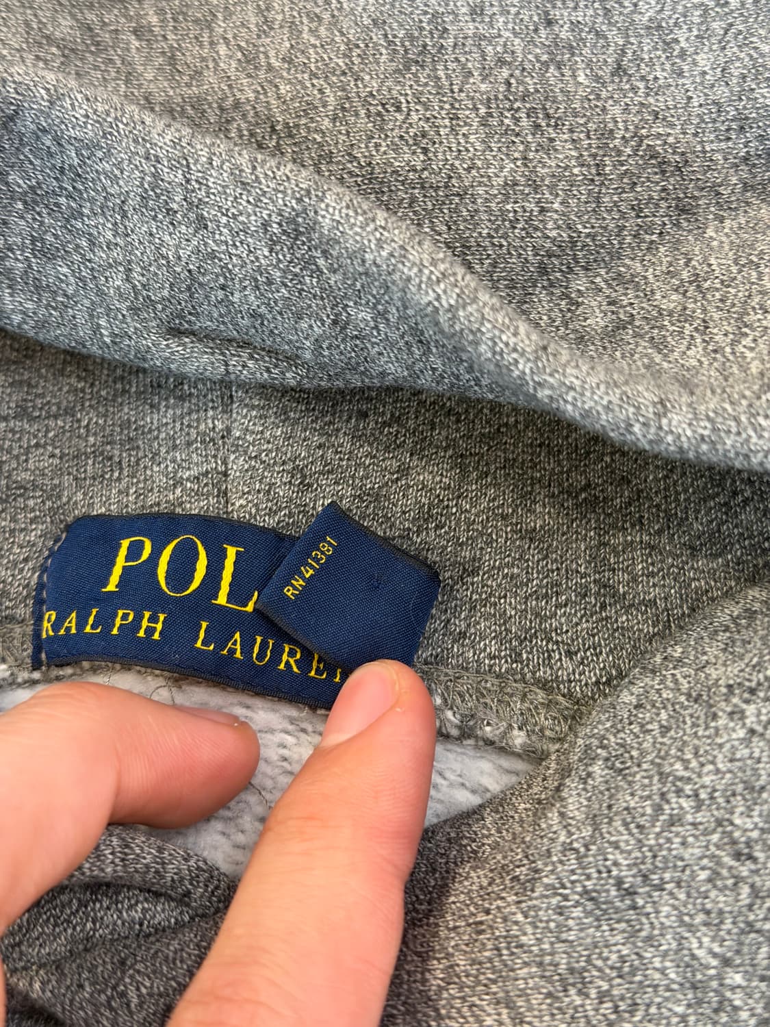 폴로 랄프로렌 NY 후드티 그레이 상품이미지5