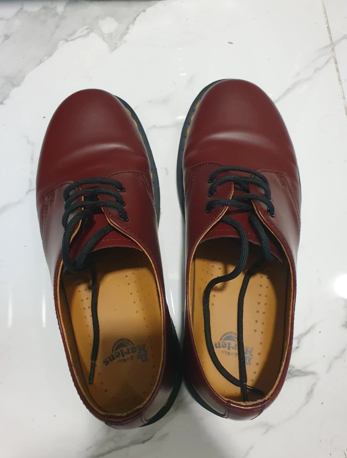 Uk7 260) 닥터마틴 체리레드 구두 로퍼 상품이미지1