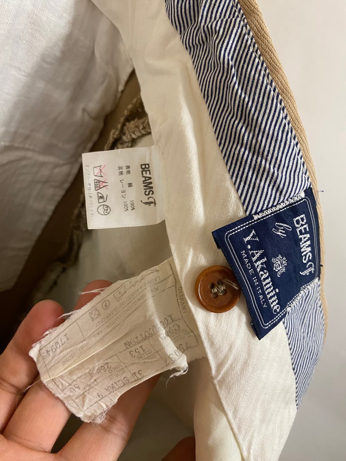 BEAMS F x Y. Akamine chino pants 상품이미지9