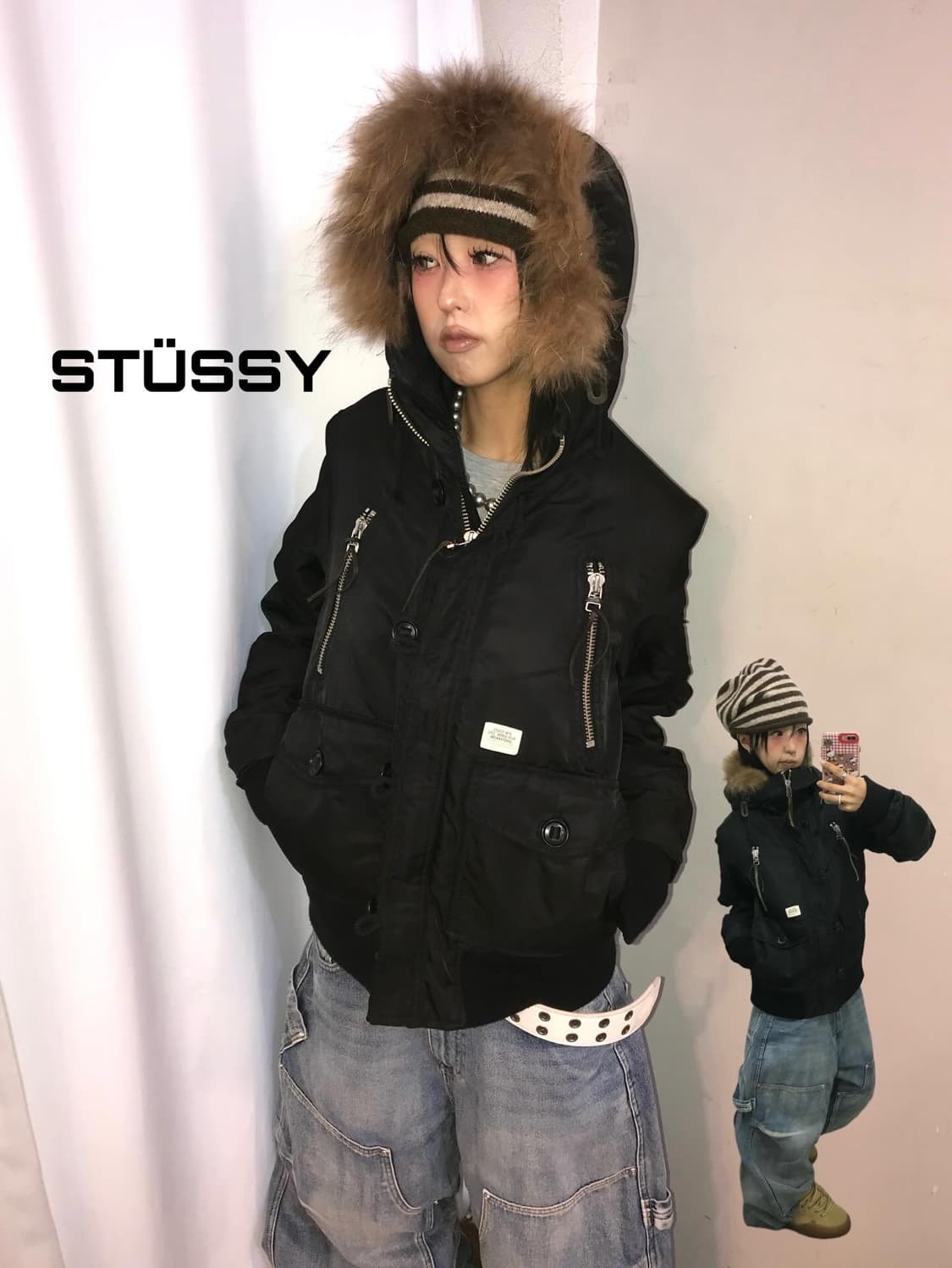 Stussy N2B Fur Jacket 상품이미지1