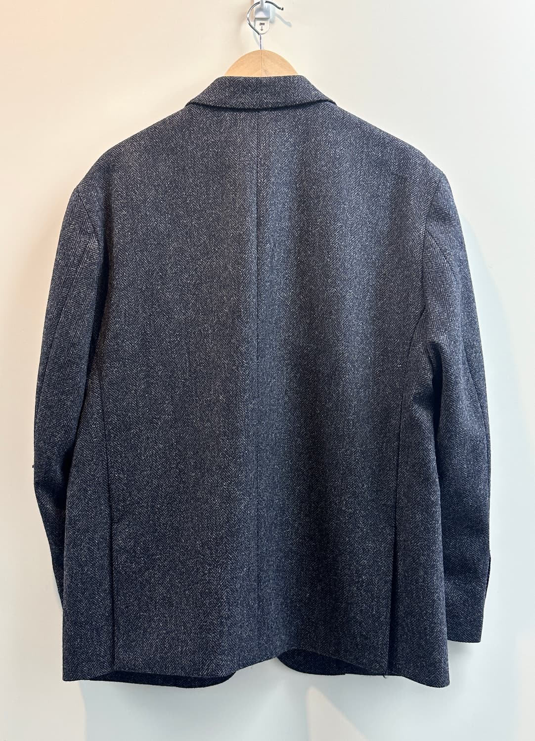 포터리 쉐틀랜드 울 싱글 브레스티드 자켓 (차콜네이비/새상품, 3) 상품이미지6