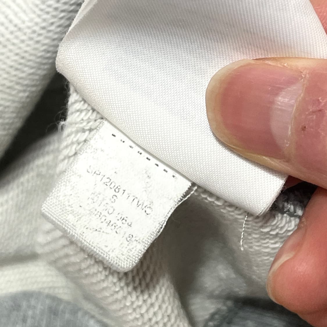 나이키 스우시로고 그레이 후드집업 여성S 상품이미지8