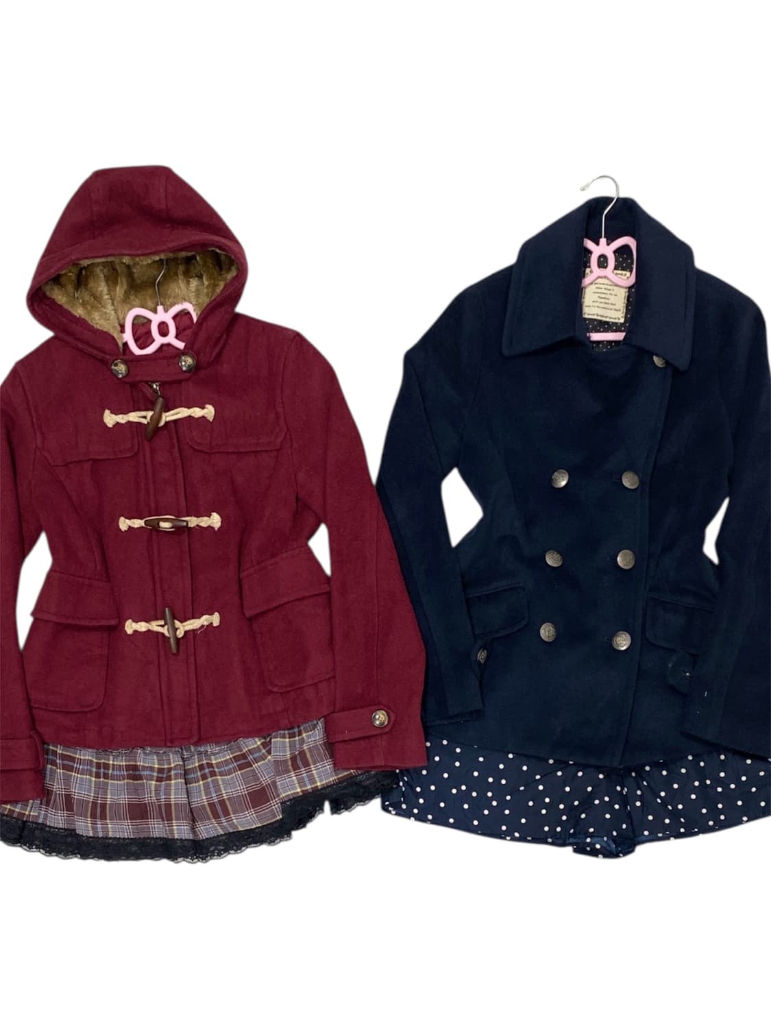 [JPN] 레드 체크 레이스 스커트  상품이미지3