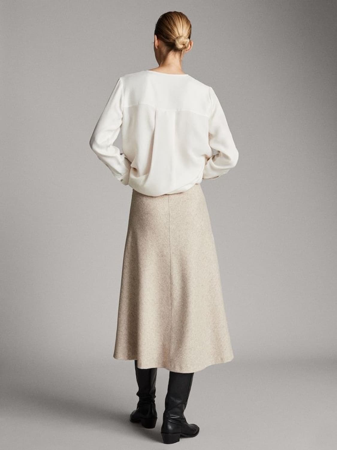 마시모두띠 울 스커트 상품이미지2