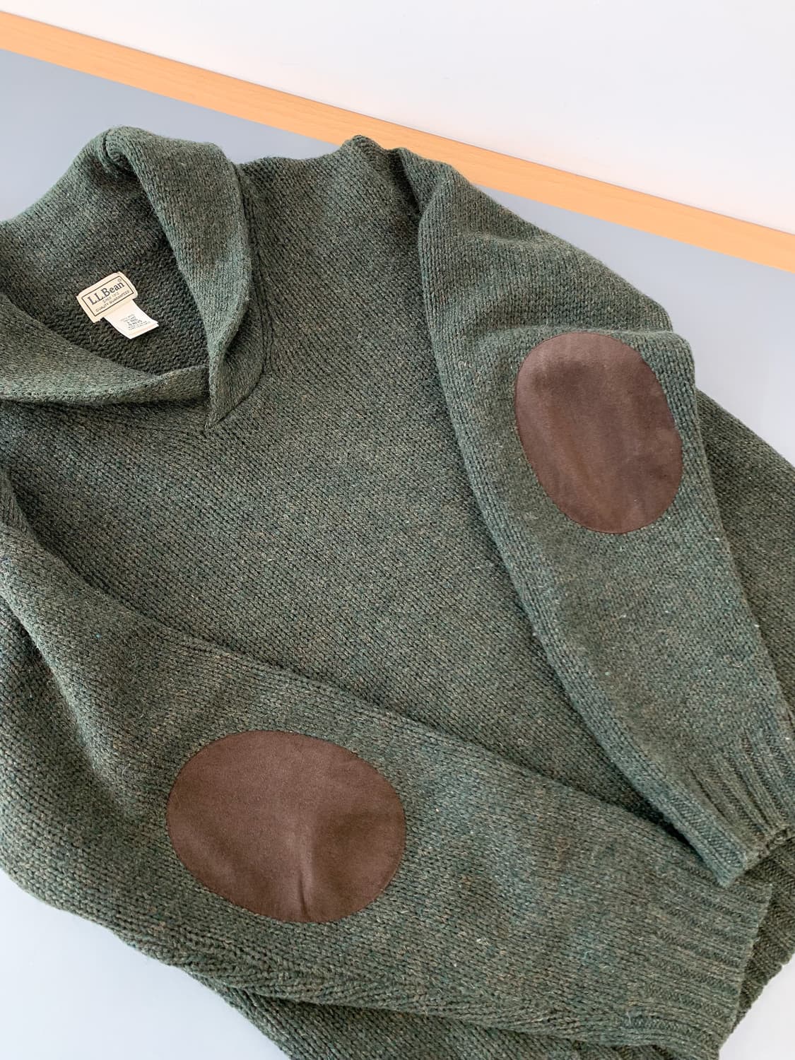 엘엘빈 숄카라 Wool 100% 니트 100 상품이미지9
