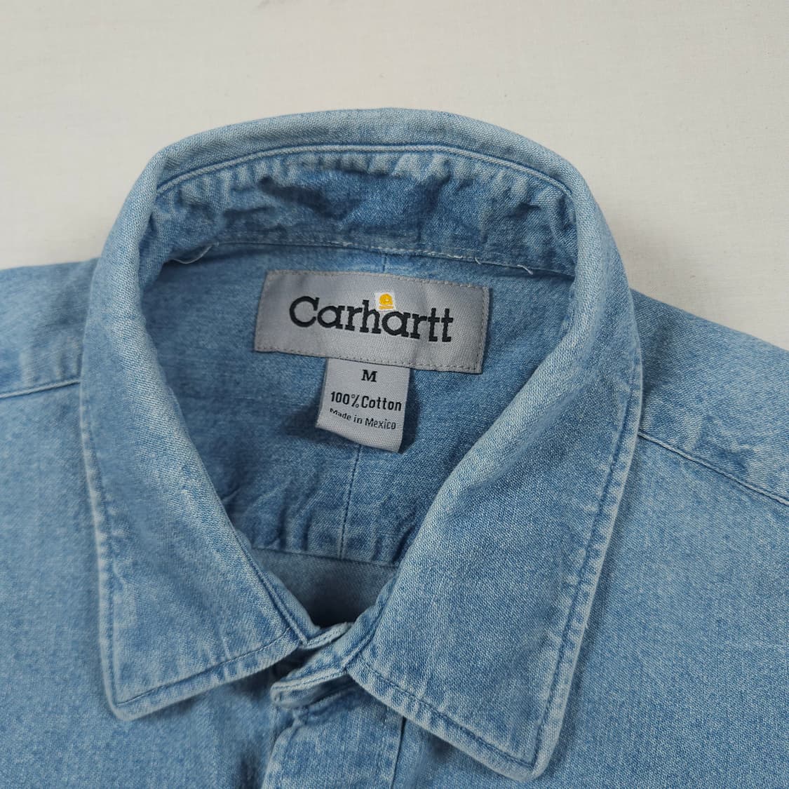 2XL(110) 칼하트 리워크 데님셔츠 원포켓 상품이미지3