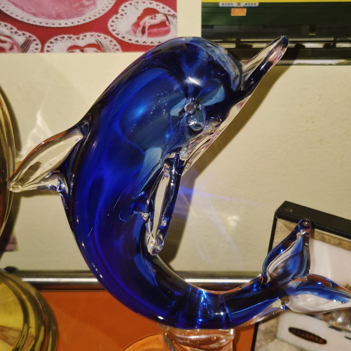 70s 이탈리아 무라노 돌고래 대형 오브제 상품이미지7