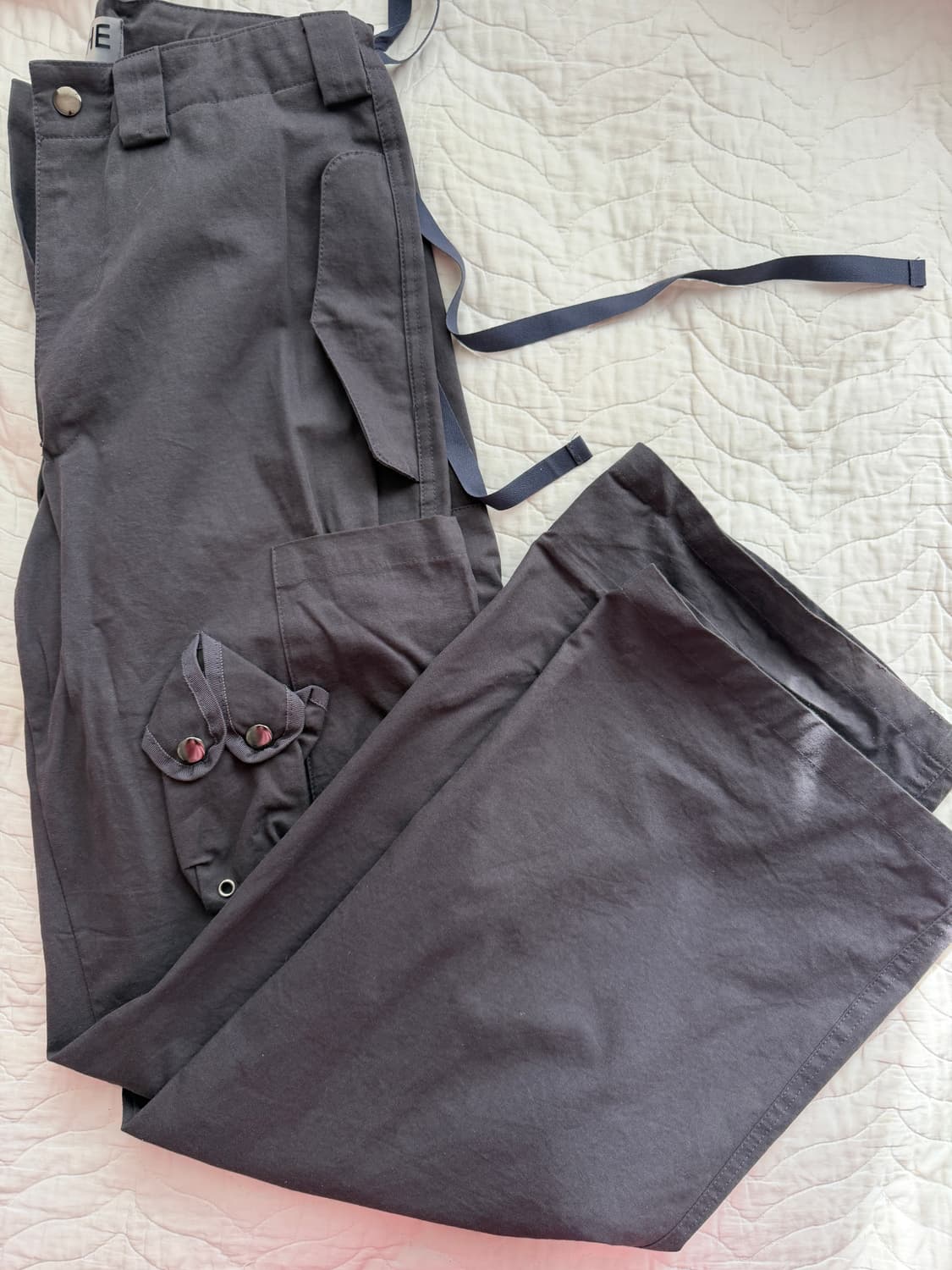 나체 스트랩 카고 팬츠 차콜 nache STRAP CARGO PANTS 상품이미지2