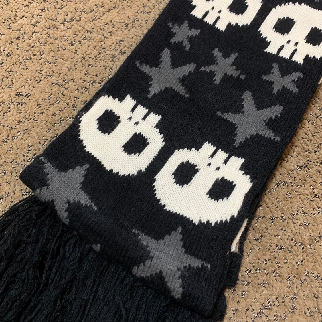 skull pattern muffler 상품이미지3