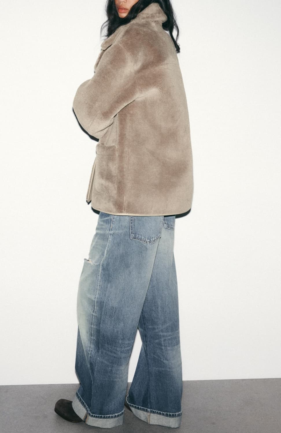 자라 양면 에코퍼 자켓 새상품 (정가169900) 상품이미지4