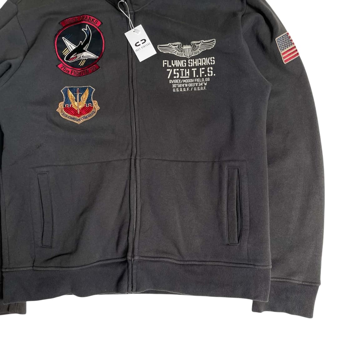 아비렉스 스웻 패치 집업 자 상품이미지4