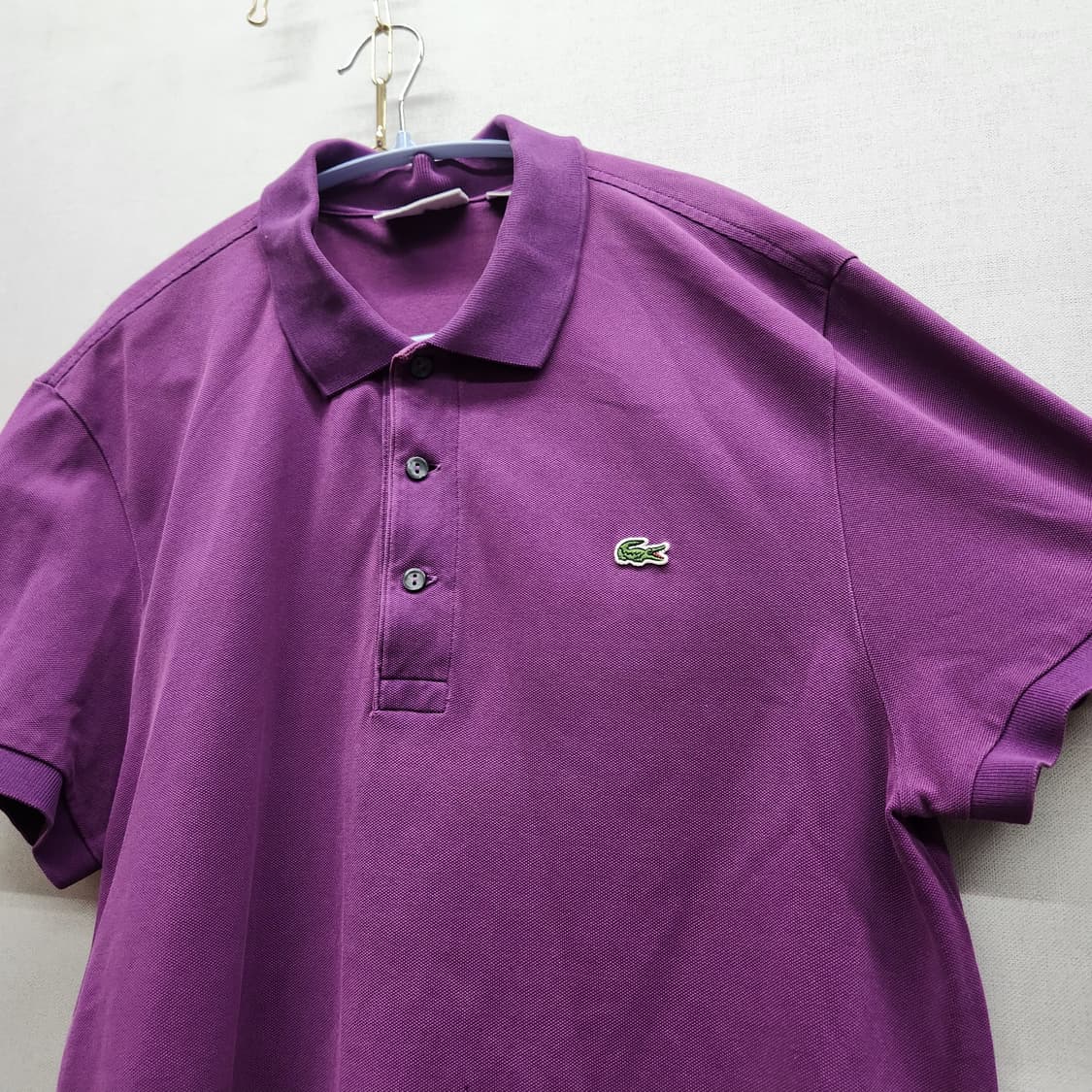 라코스테 로고 퍼플 반팔카라 6(L) 남여공용 상품이미지3