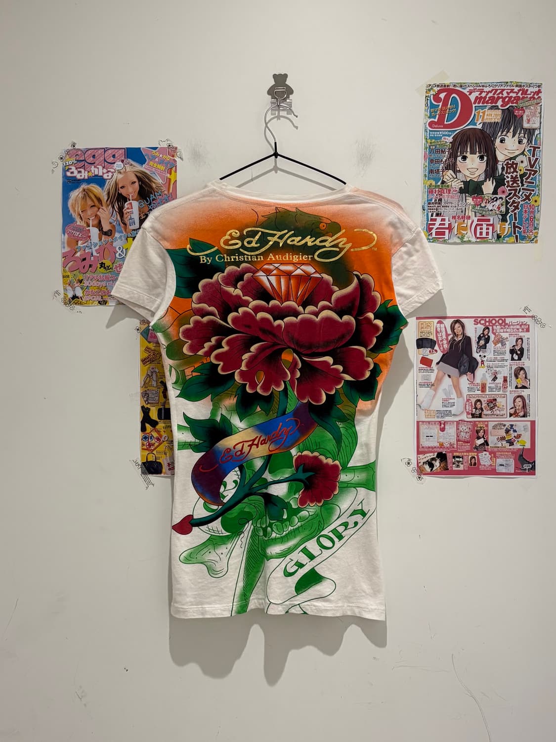 Ed Hardy Cubic Short Sleeve Top  상품이미지2