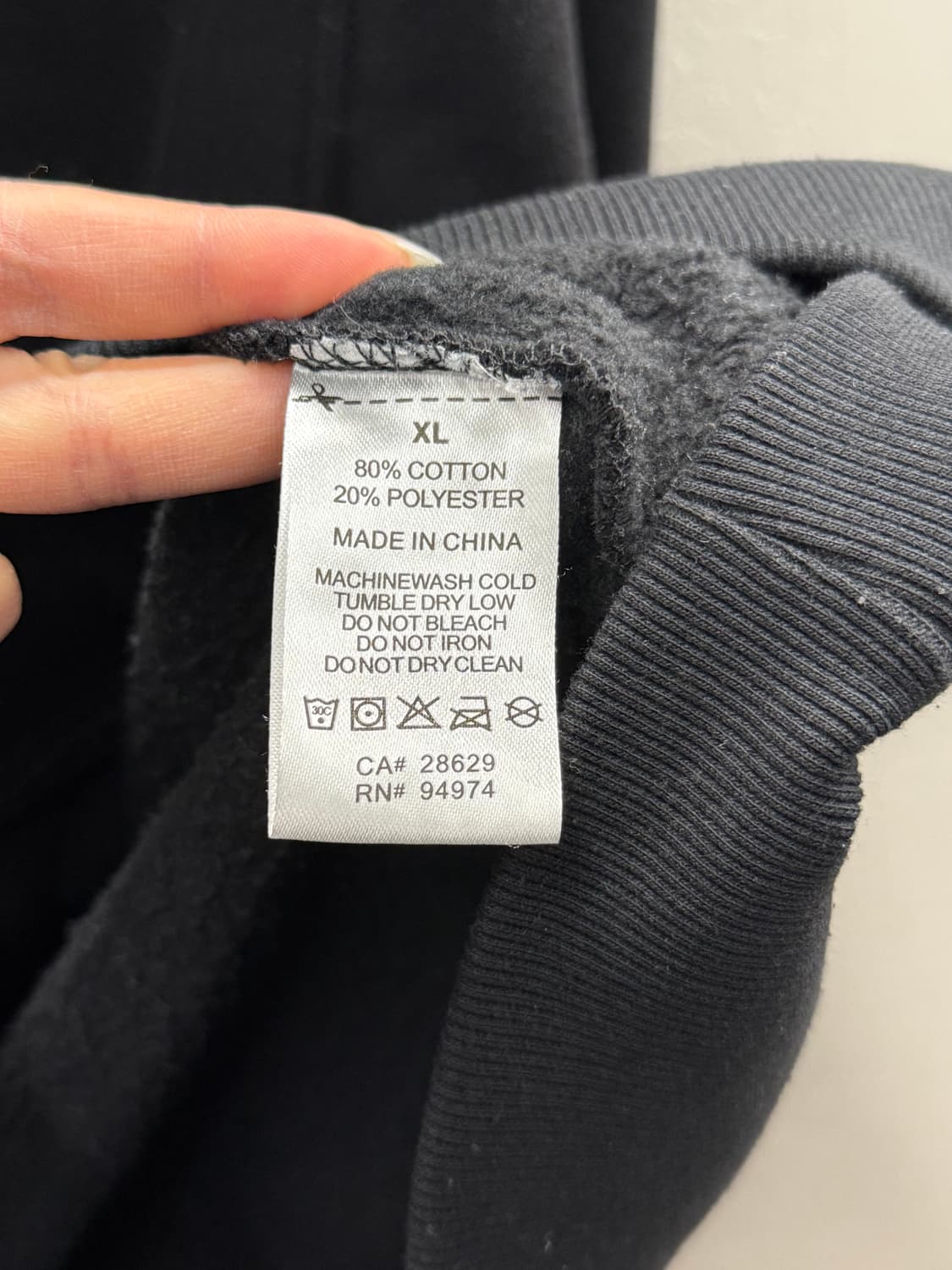 Stussy logo hoodie black XL 상품이미지5