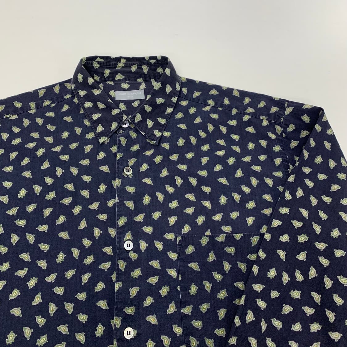 꼼데가르송 옴므 페이즐리 셔츠 남방 (M) 상품이미지2