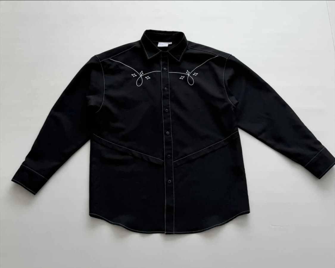 targetto 타게토 웨스턴 슬릿 셔츠 상품이미지3