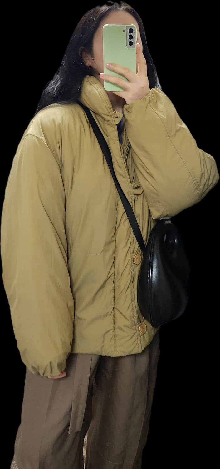 르메르 푸퍼 블루종 ochre khaki XS 판매합니다 상품이미지10