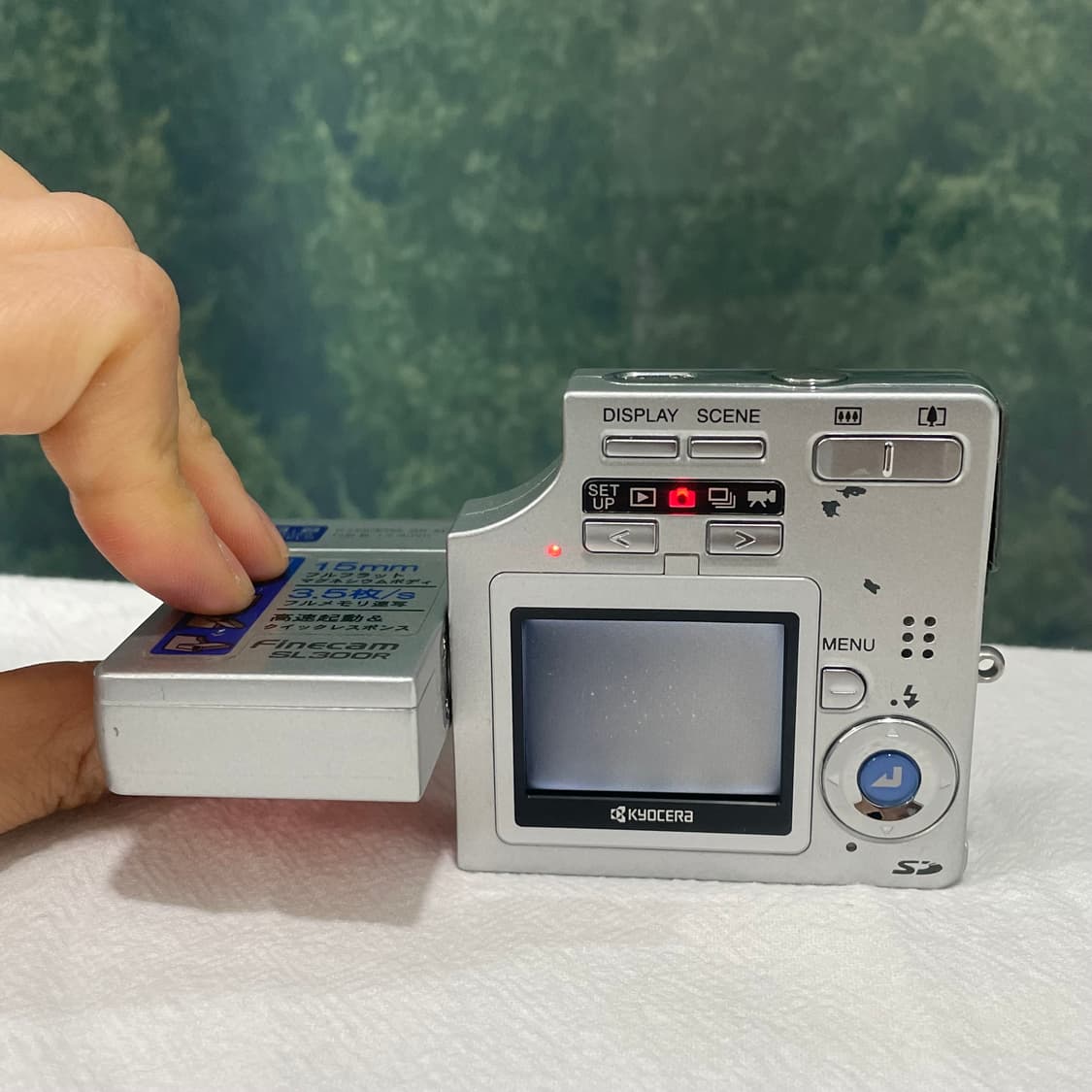 (셀카/희귀) 교세라 finecam sl300r 디지털카메라 상품이미지4