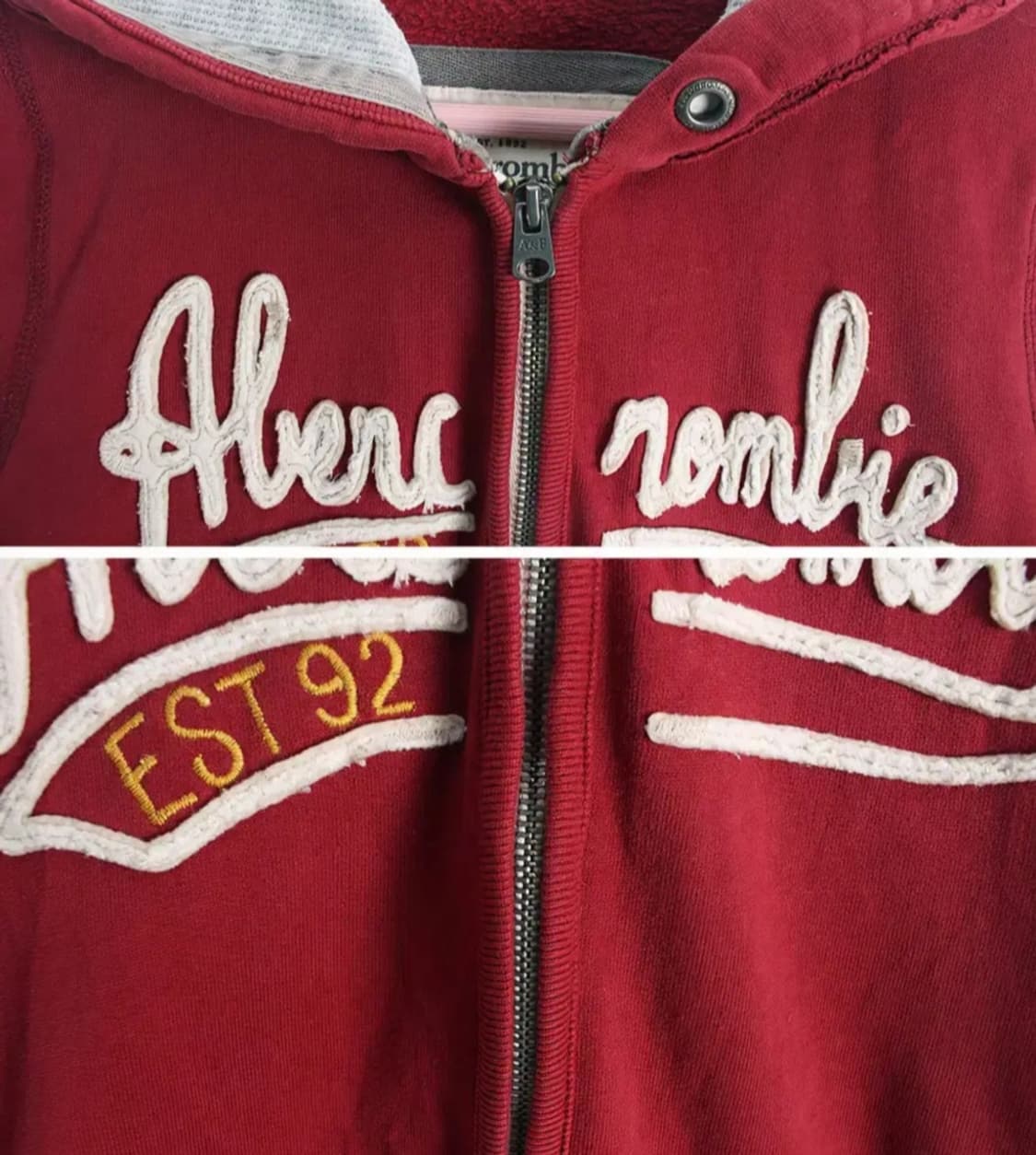 아베크롬비&피치 후드집업 S 상품이미지2