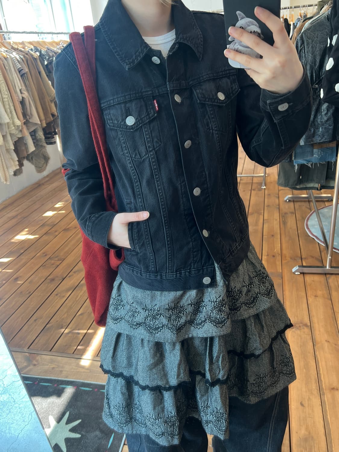 리바이스 블랙 데님 자켓  상품이미지5
