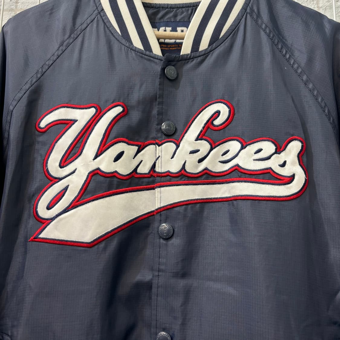 MLB 뉴욕 양키스 네이비 스타디움 바시티 자켓 M 상품이미지5