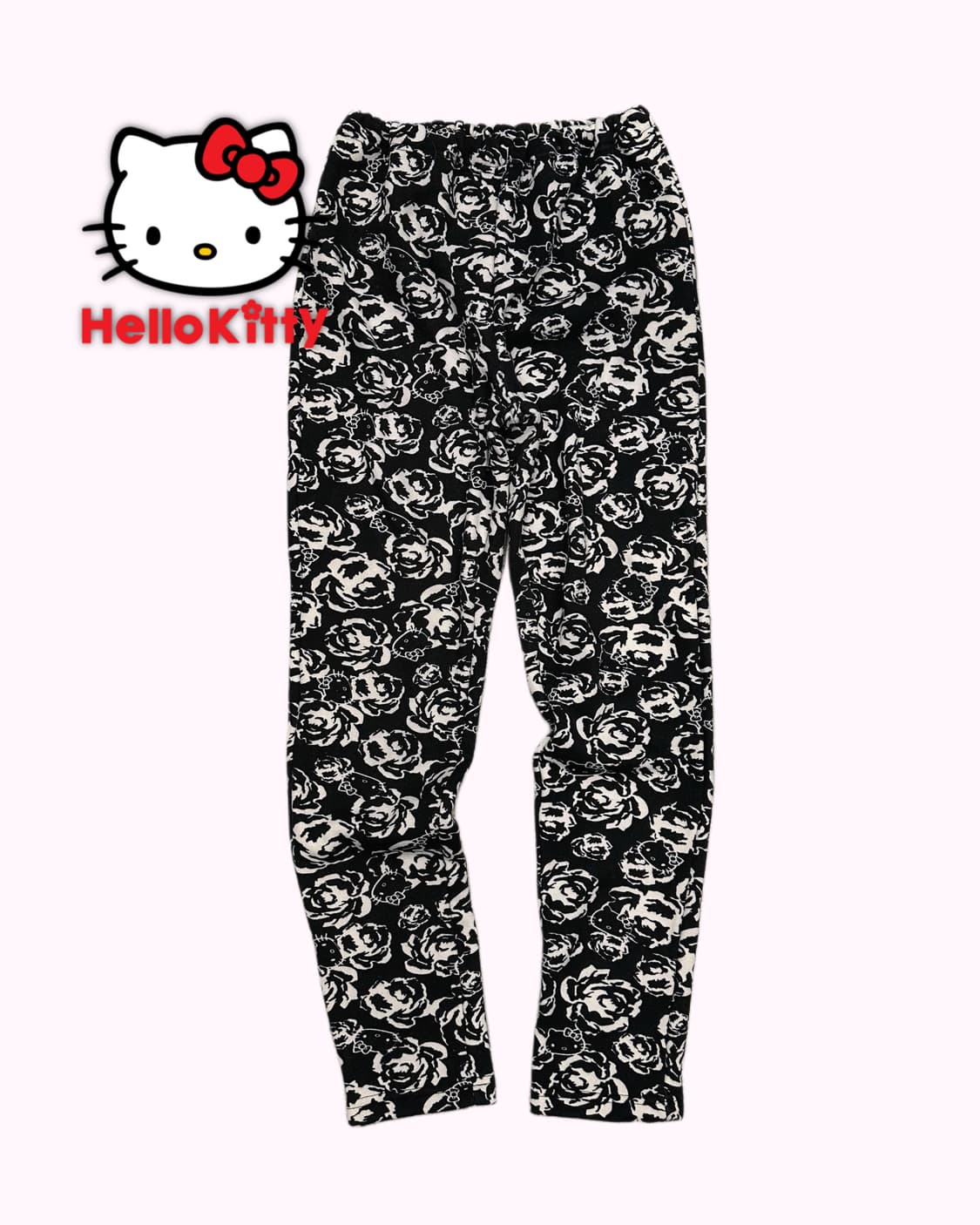 13's rose kitty pattern leggings pants 상품이미지1