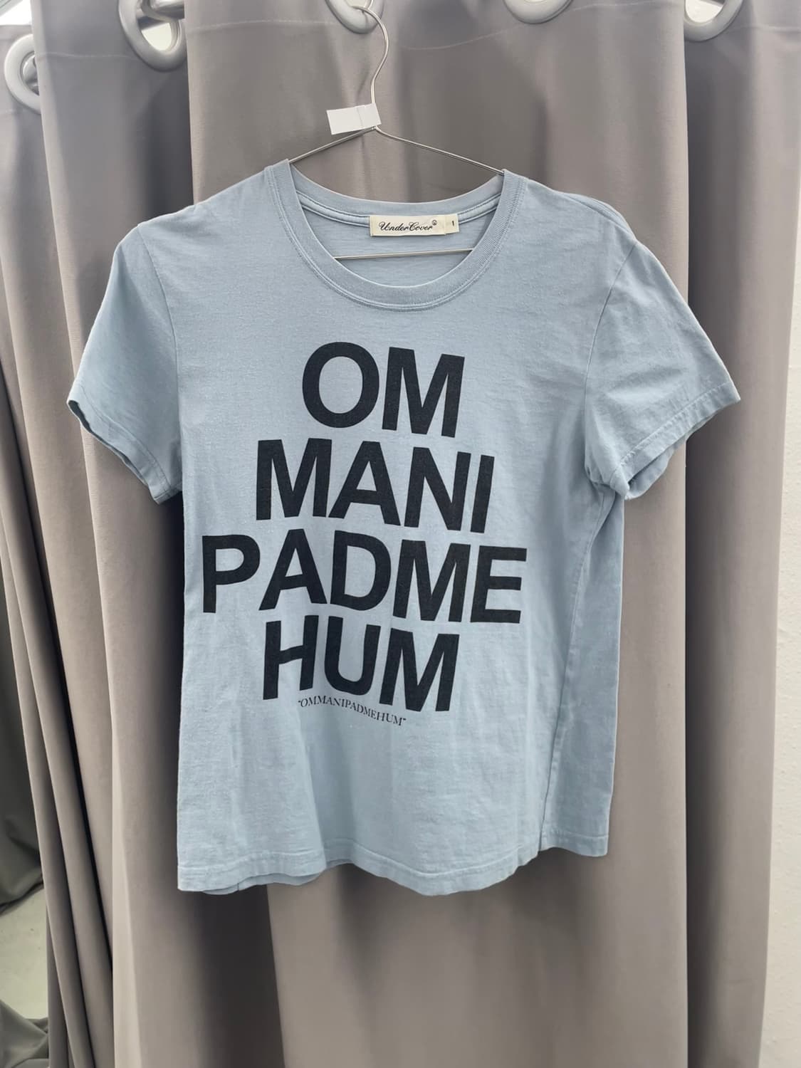 언더커버 레터링 반팔 티셔츠 상품이미지1