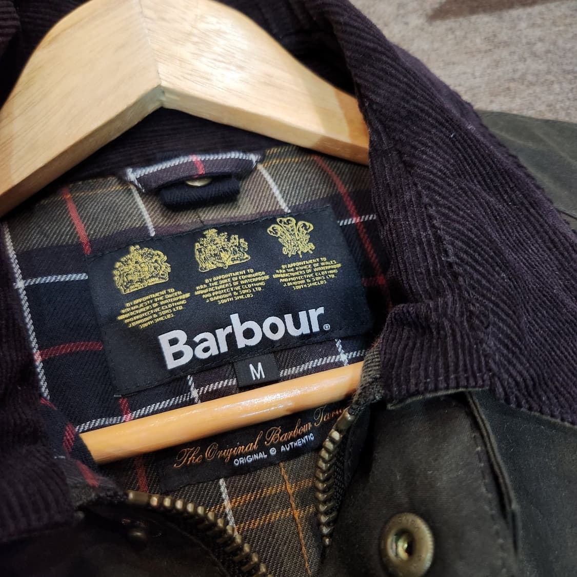 Barbour 바버 애쉬비 왁스 코튼 헌팅 자켓 M 100 상품이미지2