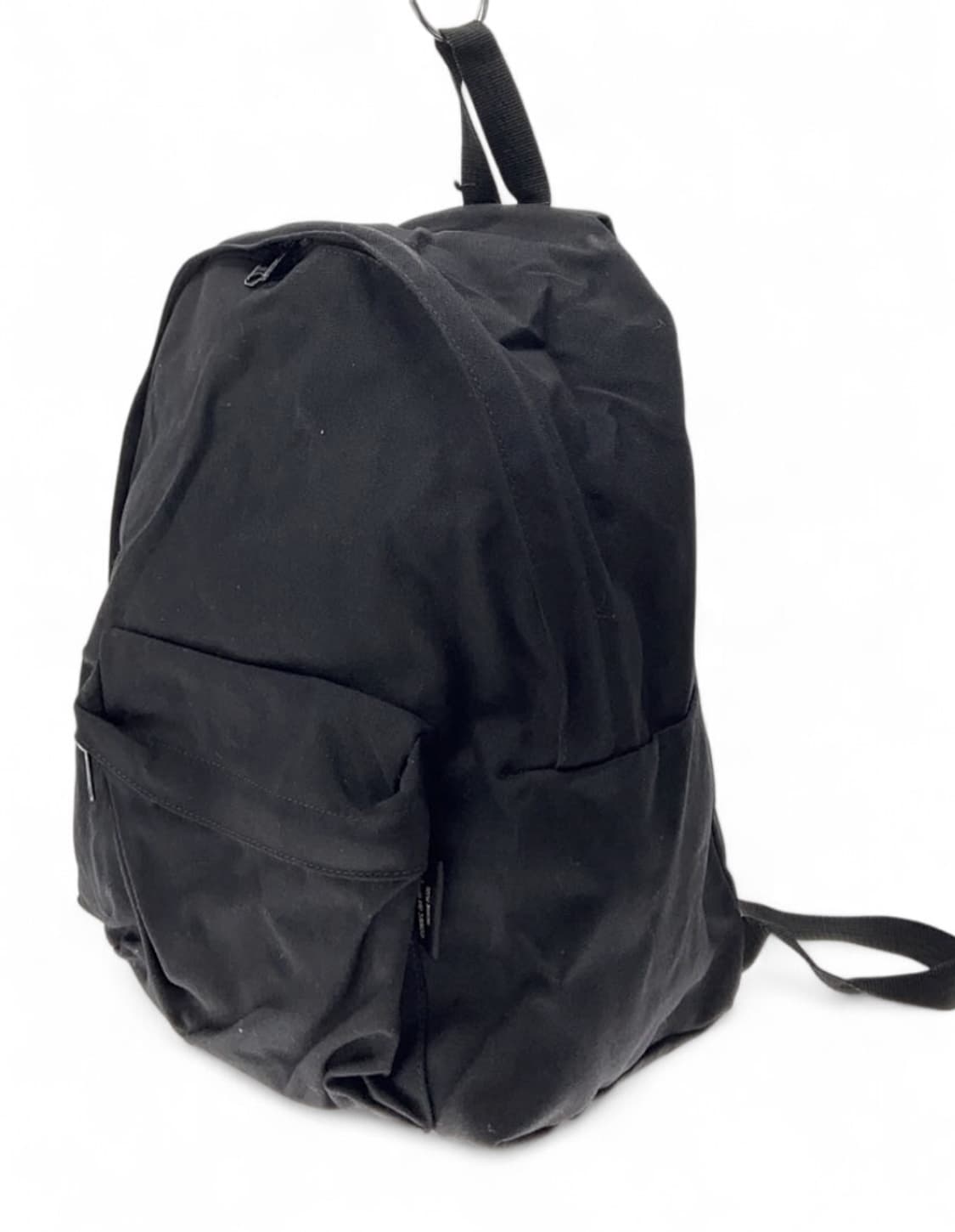 꼼데가르송 옴므 플러스 코튼나일론 백팩 블랙 상품이미지2