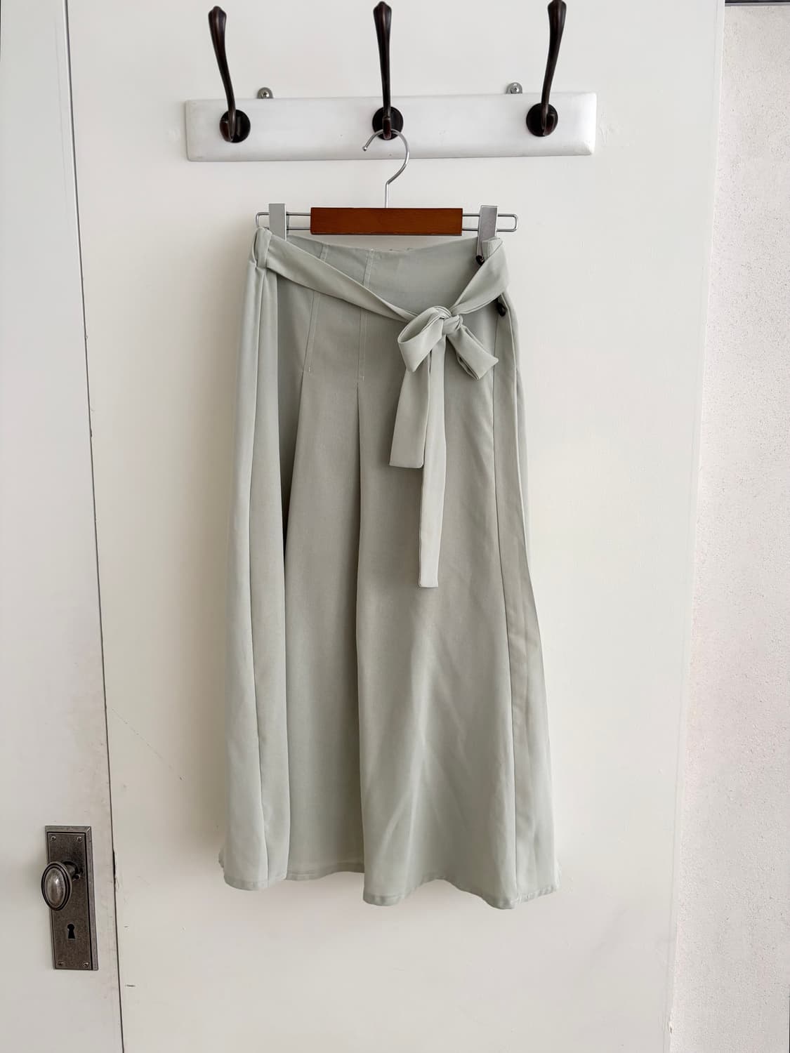 모리걸 히메카지 민트우유 플리츠 롱스커트  상품이미지4